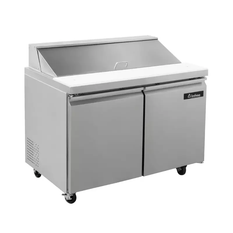 Mesa para ensaladas de 2 puertas 12.6 ft3