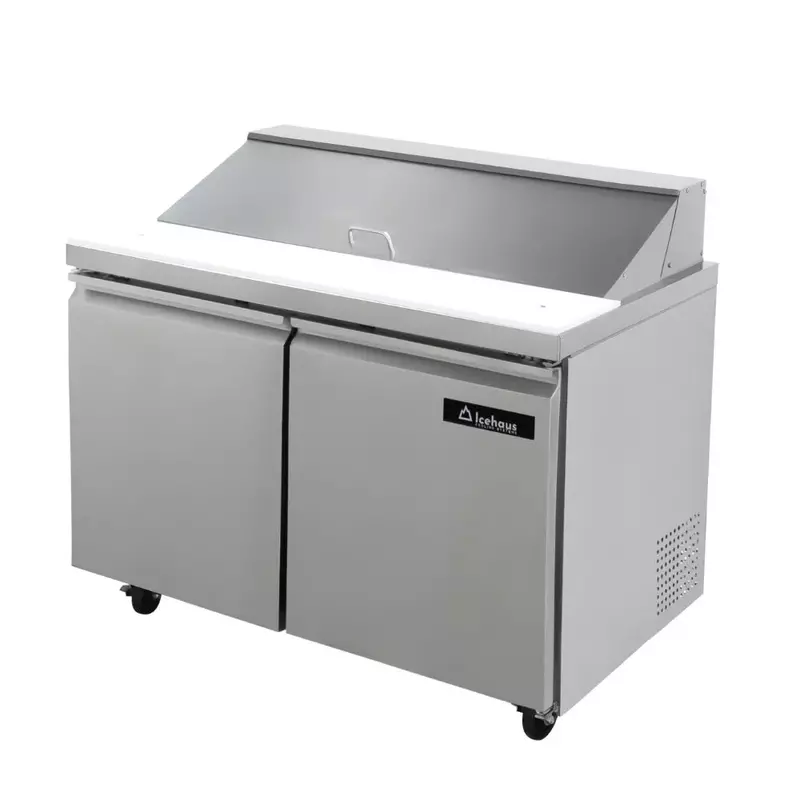 Mesa para ensaladas de 2 puertas 12.6 ft3