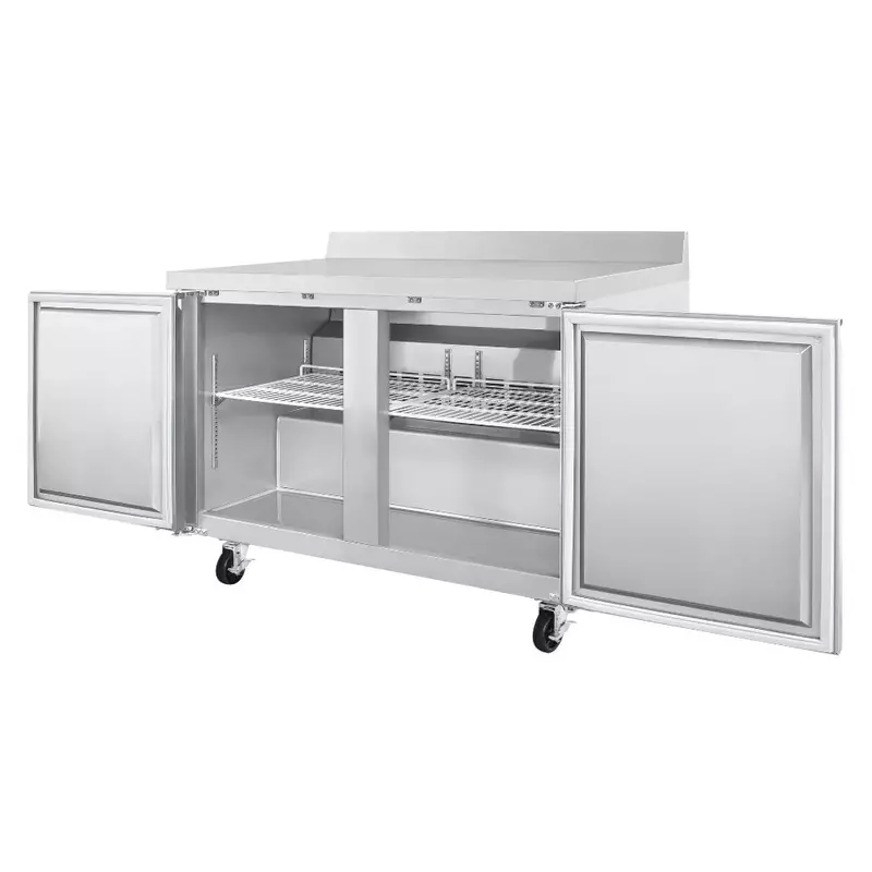 Mesa de trabajo congelada 2 puertas
