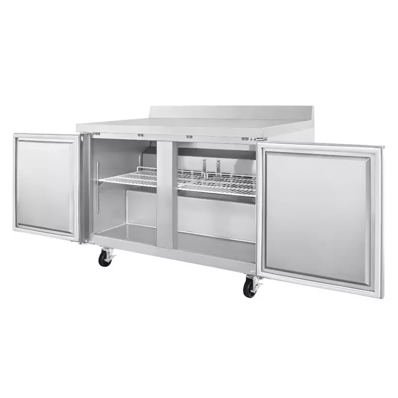 Mesa de trabajo refrigerada 2 puertas