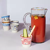 Sobremesa Glass Pitcher w Handle- Multi