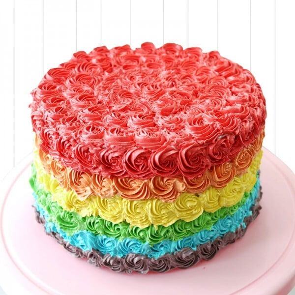 Rainbow Surprise Cake Rainbow Surprise Cake