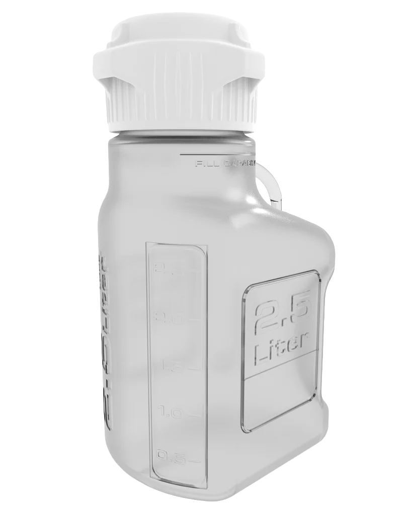 EZclear 2.5 L PC Space Saving Carboy 83 mm (83B) VersaCap 1/EA