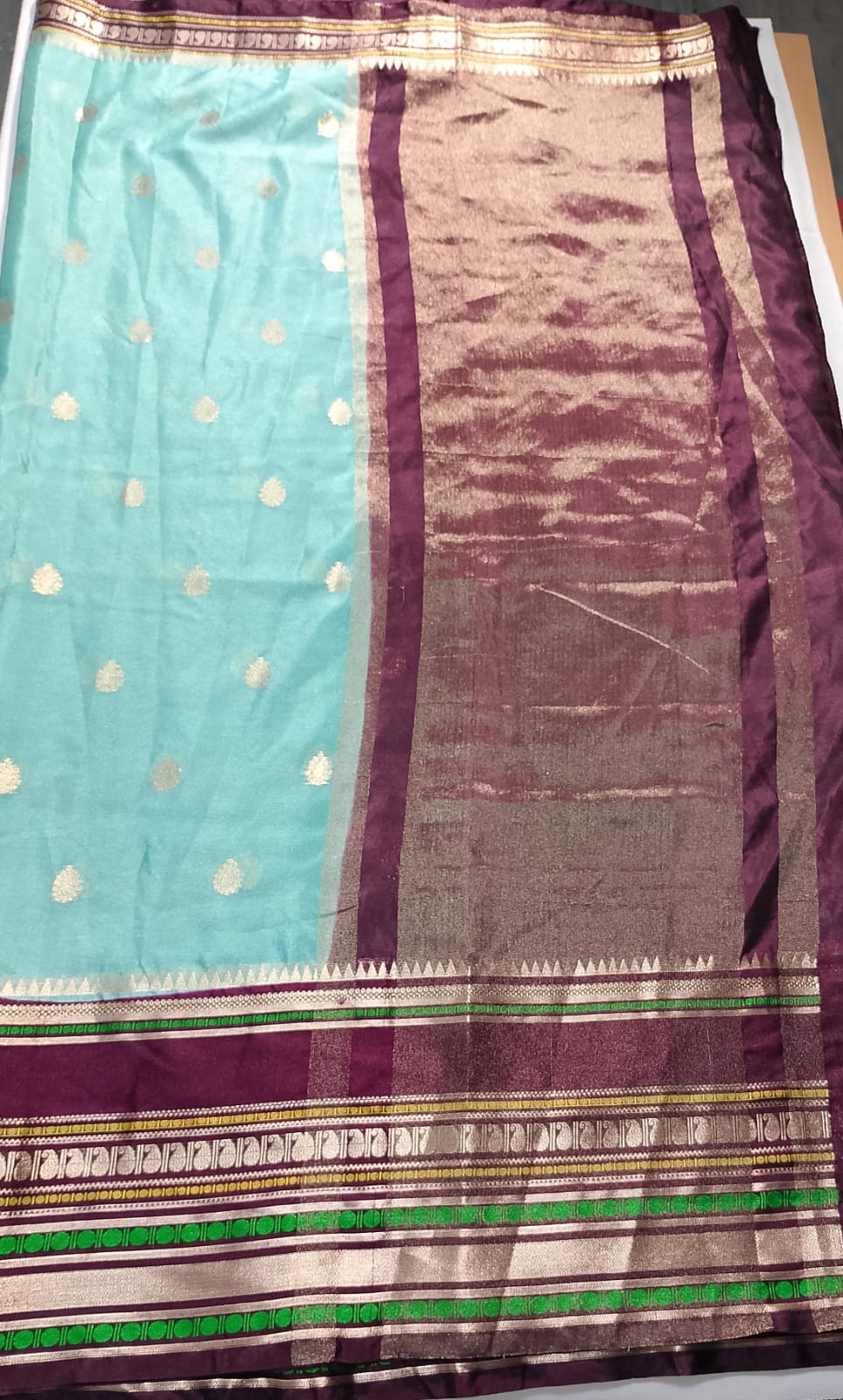 N629: Ready To Ship Beautiful Banarasi Saree With Stitched Blouse N629: Ready To Ship Beautiful Banarasi Saree With Stitched Blouse