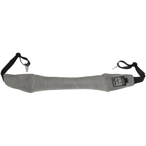 PortaBrace Heavy-Duty Suede Shoulder Strap with Camera Clips (Gray)