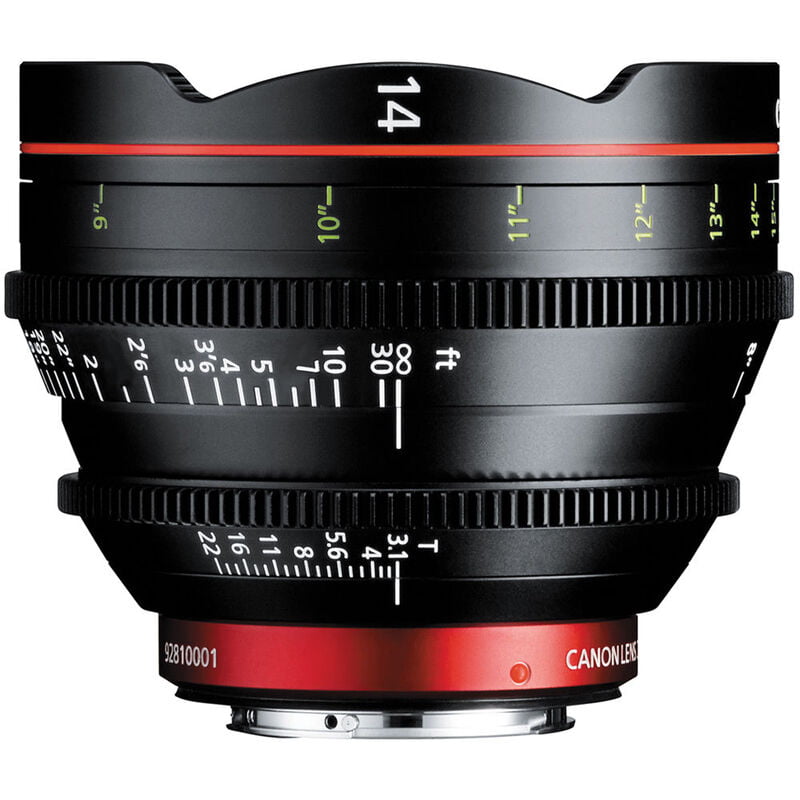 Canon CINE LENS CN-E14MM T3.1 FP X(METER)