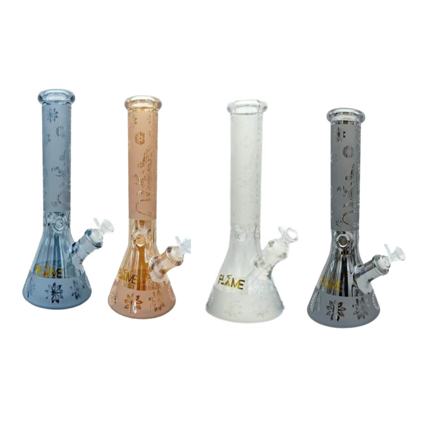 Bong 14" Sandblasted Dragon [1576]