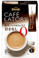 *AGF Blendy Cafe Latory Stick Cafe Latte Unsweetened 111g_24/3.1oz