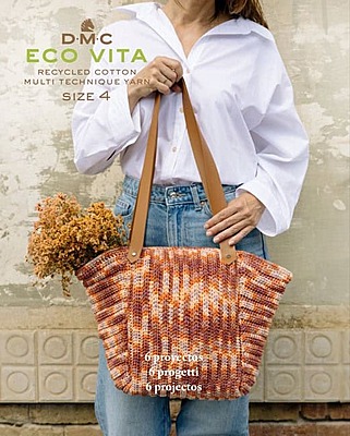 Book DMC Eco Vita 4 Multicolor 6 Progetti per 6 borse magnifiche