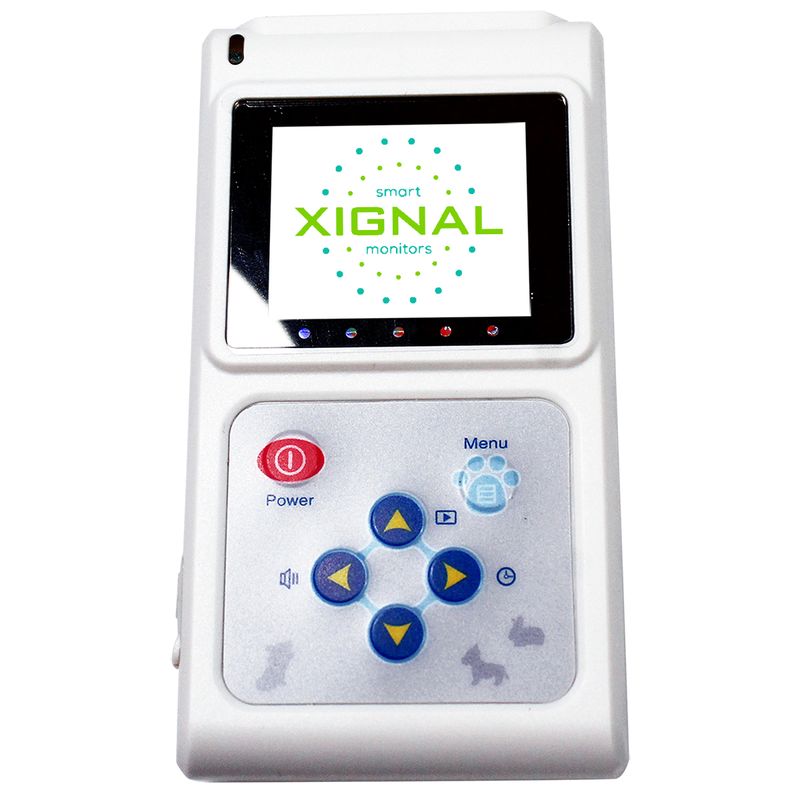 Oxímetro de pulso veterinario Xignal. Con tecnología fotoeléctrica de oxihemoglobina.
