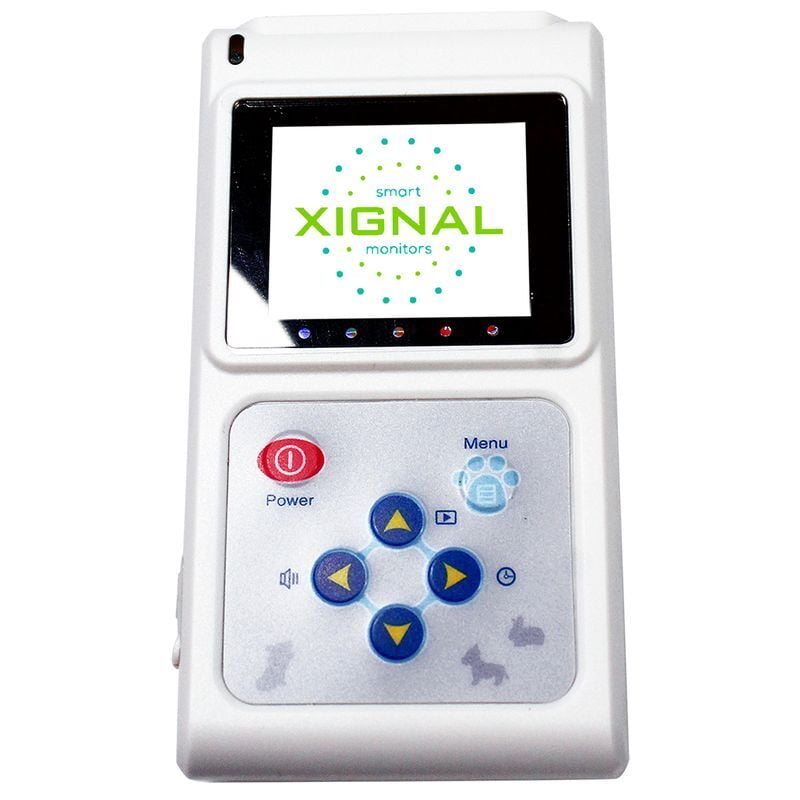 Oxímetro de pulso veterinario Xignal. Con tecnología fotoeléctrica de oxihemoglobina.