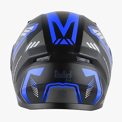 STEELBIRD SBA-21 RAPTOR ULTIMATE RACE MATT BLACK/BLUE C/V (M)