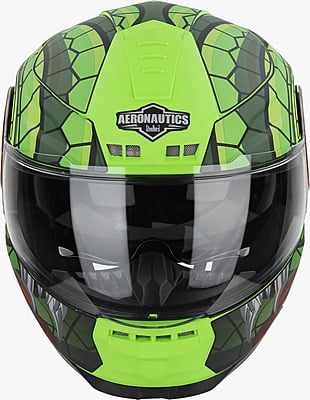 STEELBIRD SBH-40 ISS MAMBA MATT GREEN/GREEN C/V 580 MM