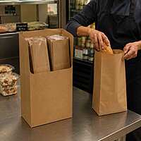 16# Brown Paper Bags 2/500