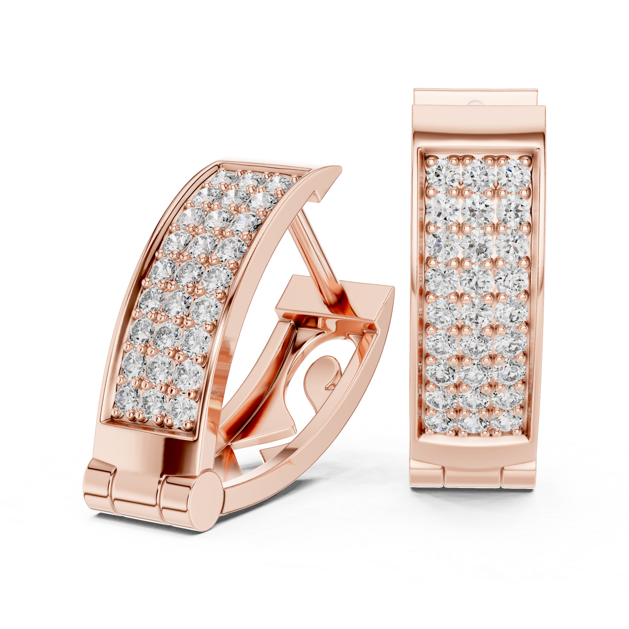 Luminary multi row hoops