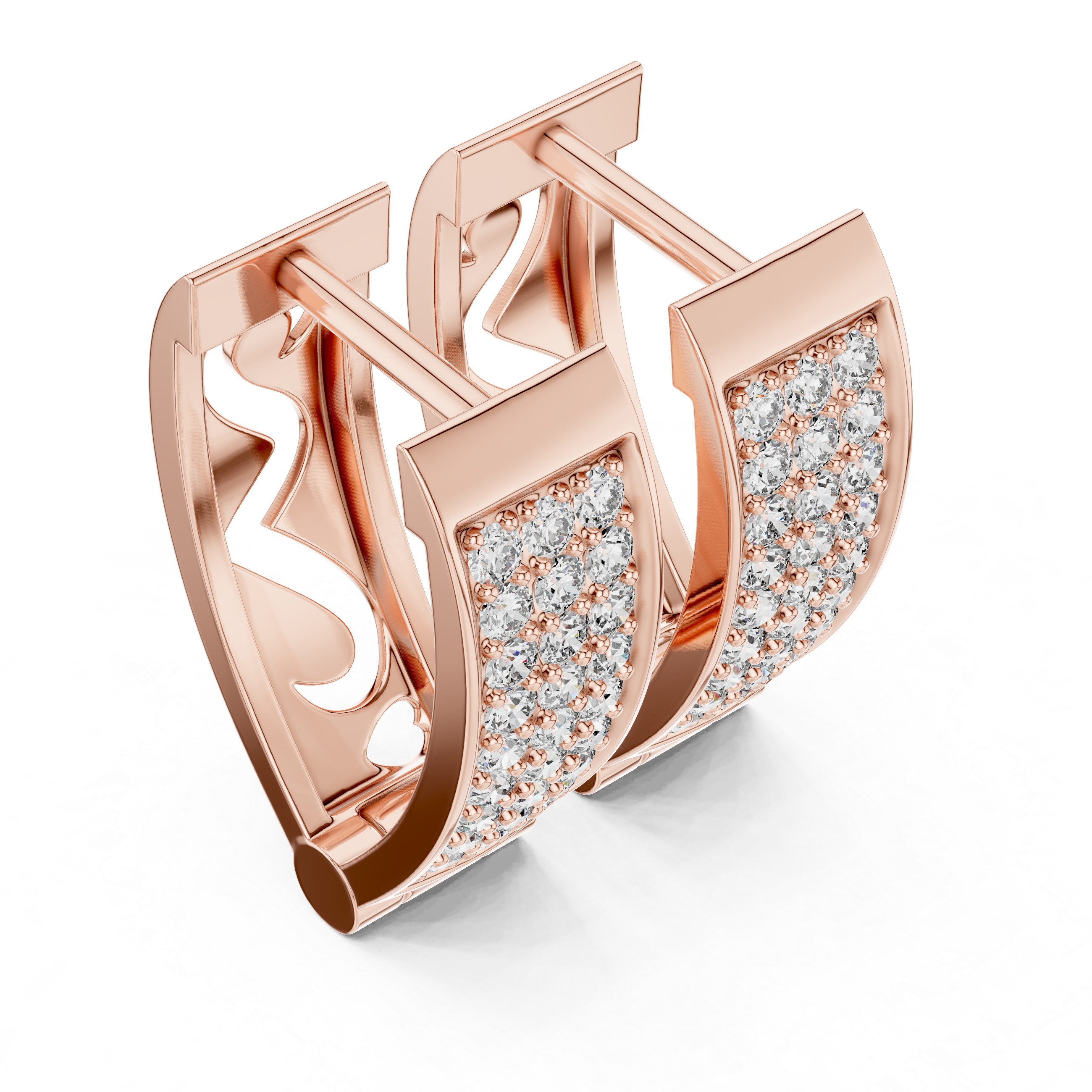Luminary multi row hoops