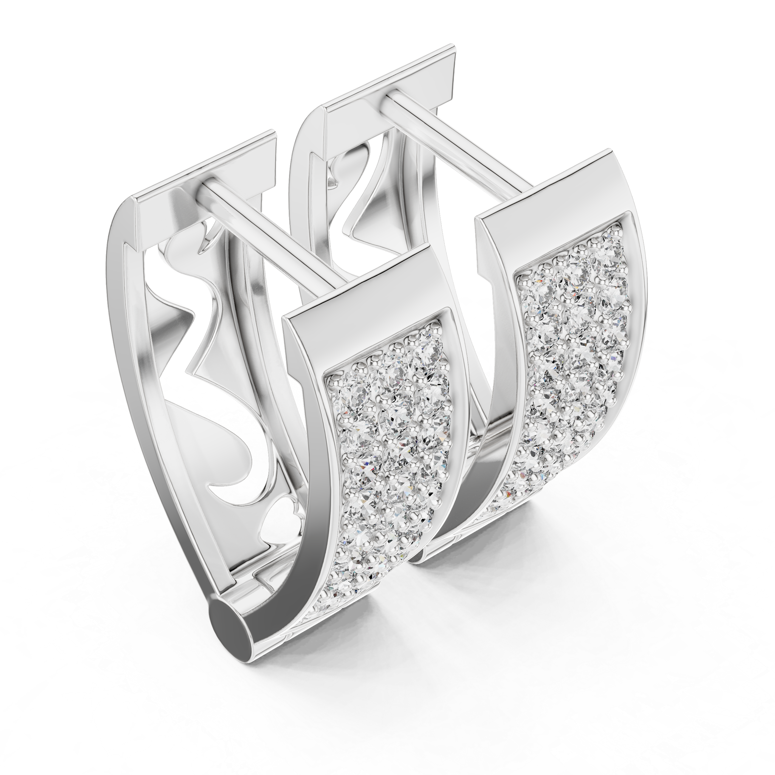Luminary multi row hoops
