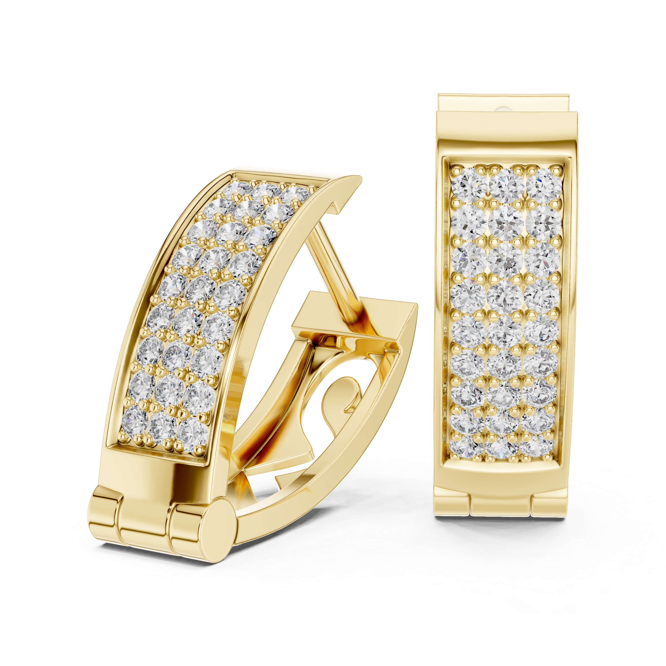 Luminary multi row hoops