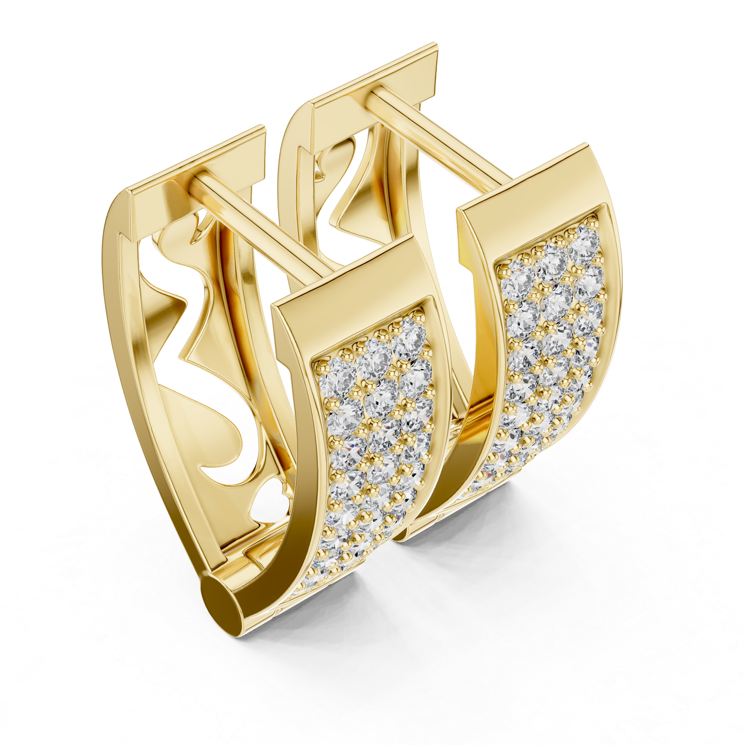 Luminary multi row hoops