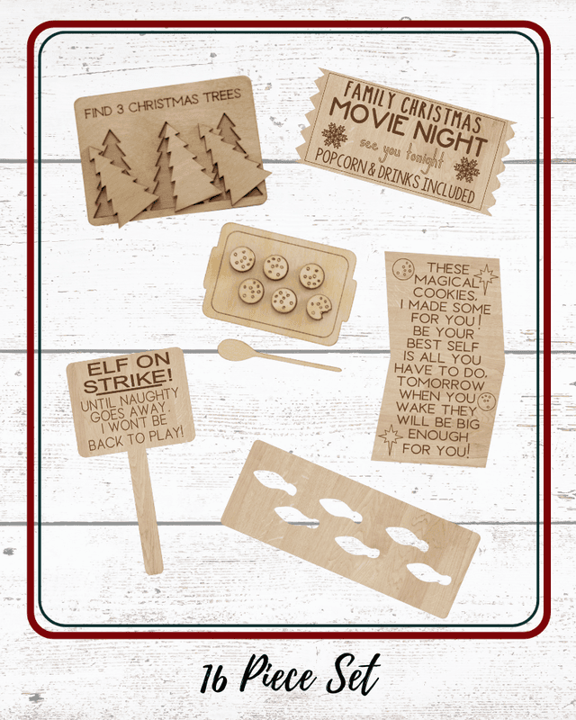 Christmas Elf Prop Set, 16 Pc