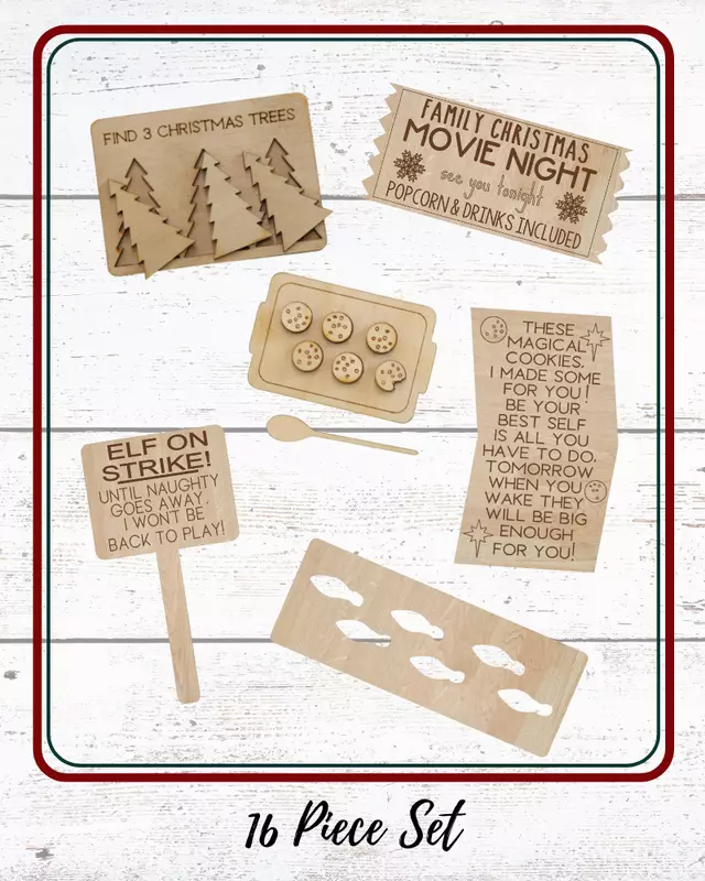 Christmas Elf Prop Set, 16 Pc