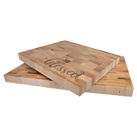 16" x 13" x 1 1/2" Maple Butcher Block Cutting Board