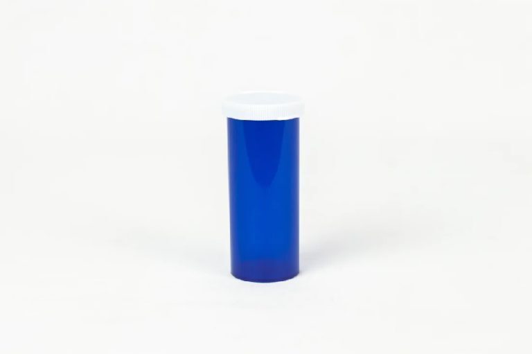 16 Dram Blue Snap Cap Vials - 300 Count