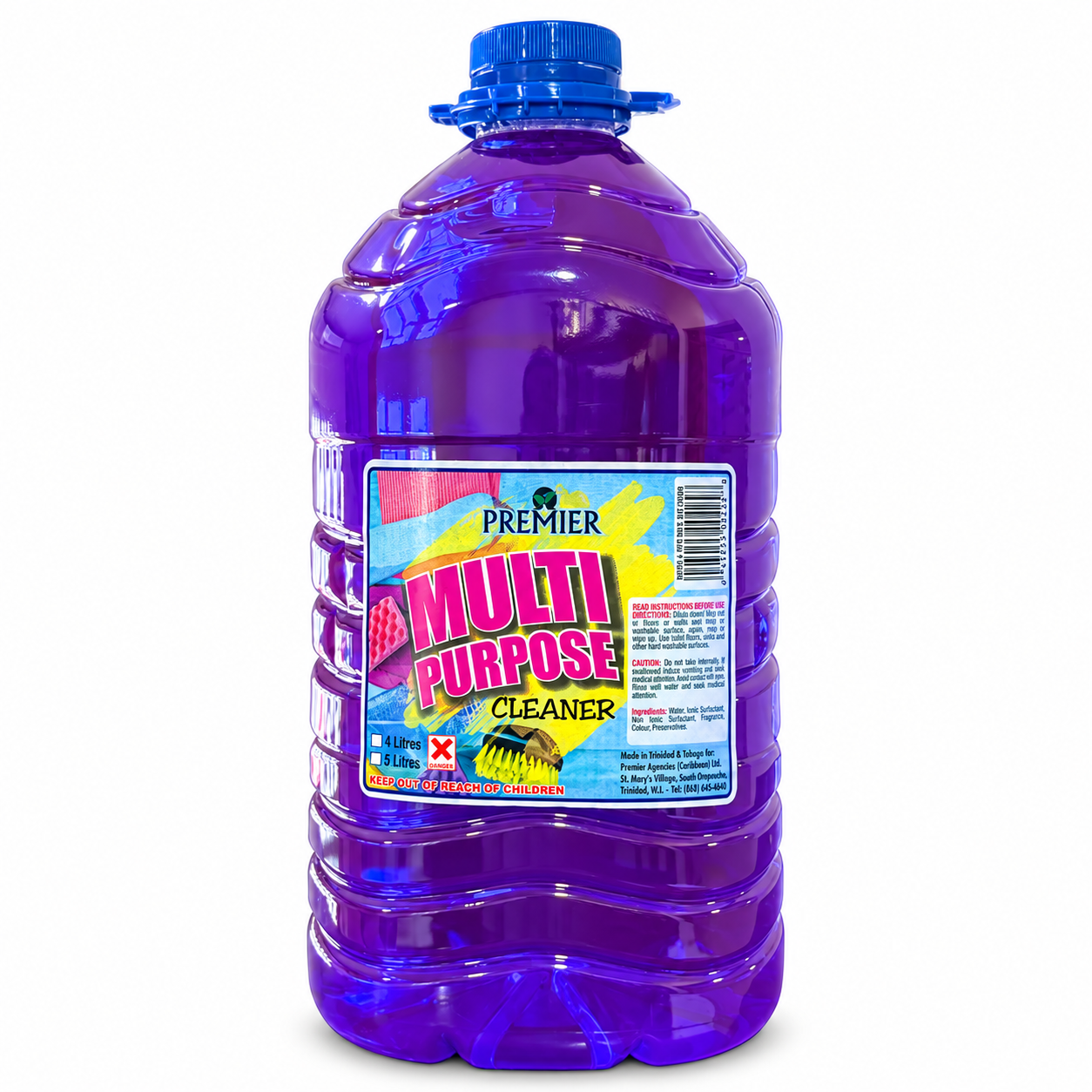 PREMIER CONCENTRATED MULTIPURPOSE CLEANER 4L PURPLE