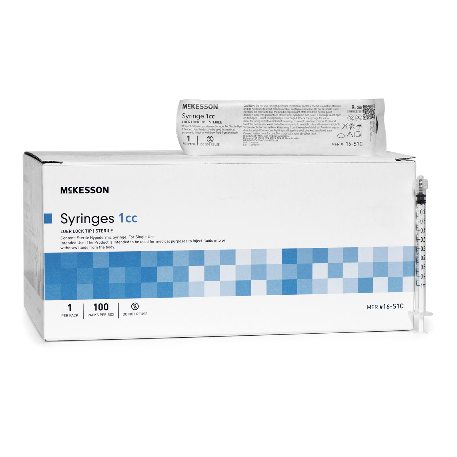 McKesson General Purpose Luer Lock Syringes