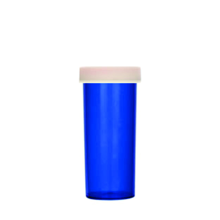 Push & Turn Child Resistant Bottles - Blue - 16 dram (270 units/Box)
