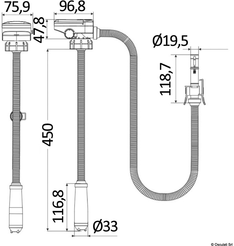 Battery powered liquid transfer pump