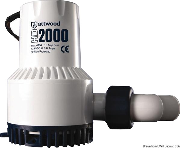Attwood Heavy Duty bilge pump 12 V 6.6 A