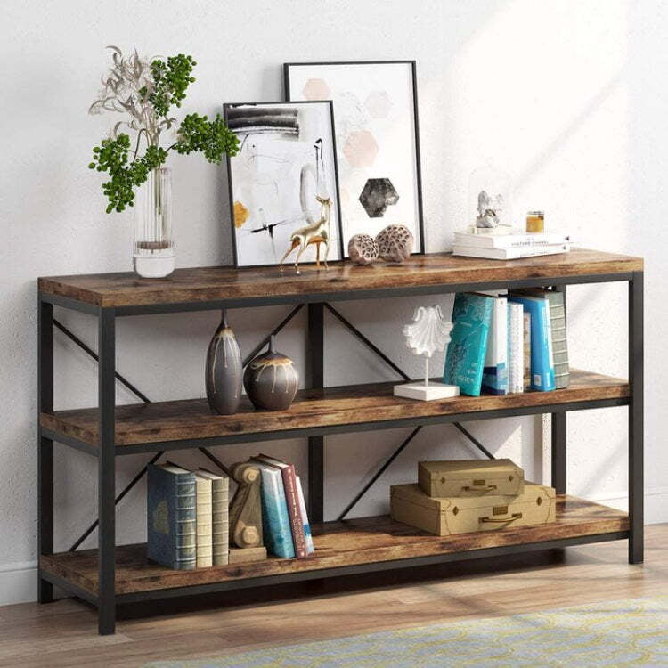Saint Paul Metal Frame Console Table Saint Paul Metal Frame Console Table