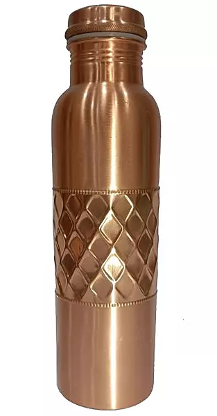 Jointless screw capped copper bottle 950ML 16