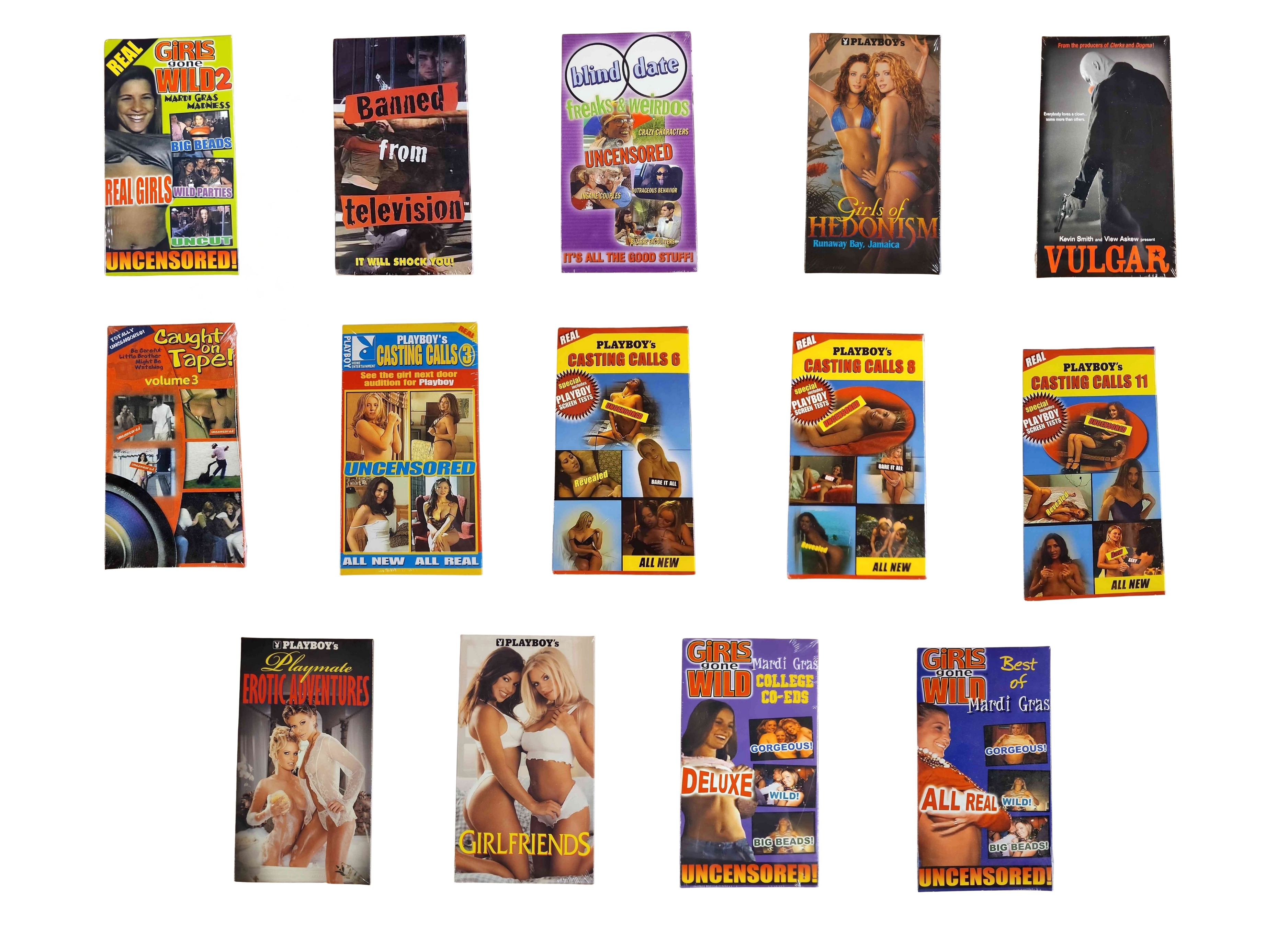 VHS pallet it has 32 cases of 50 tapes total of 32 titles 1600 total tapes on pallet your price$1 each retail estimate 12.99 each