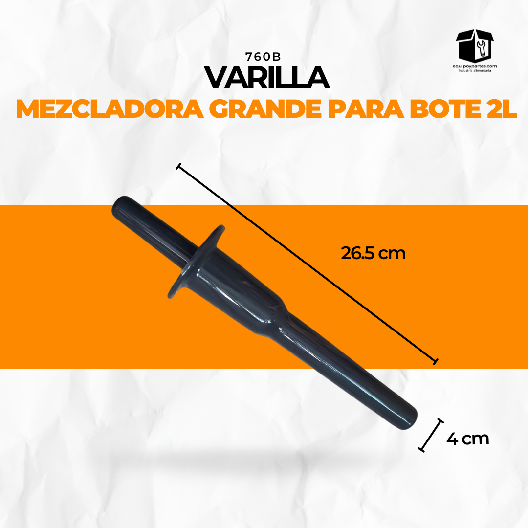 760 BIG MIXING ROD for 2L JAR