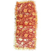 Red Cloth full flower Decorated Designer Chunri