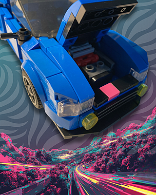 Subaru WRX STI - Generic Plastic Brick Assembly Puzzle Kit