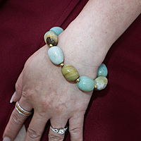 Bracelet Amazonite Unshaped Big