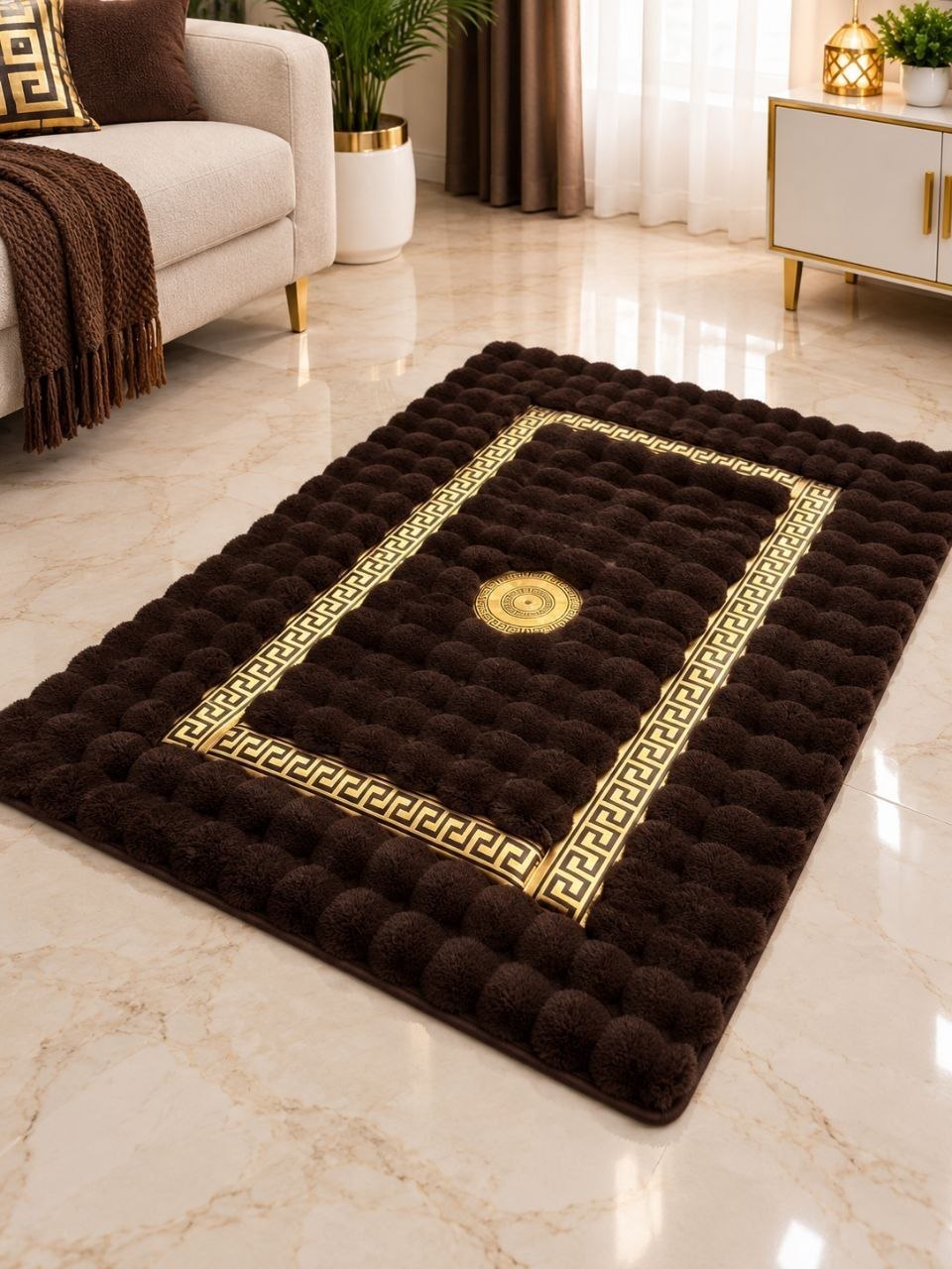 160BY230CM FLUFFY LUXURY RUG