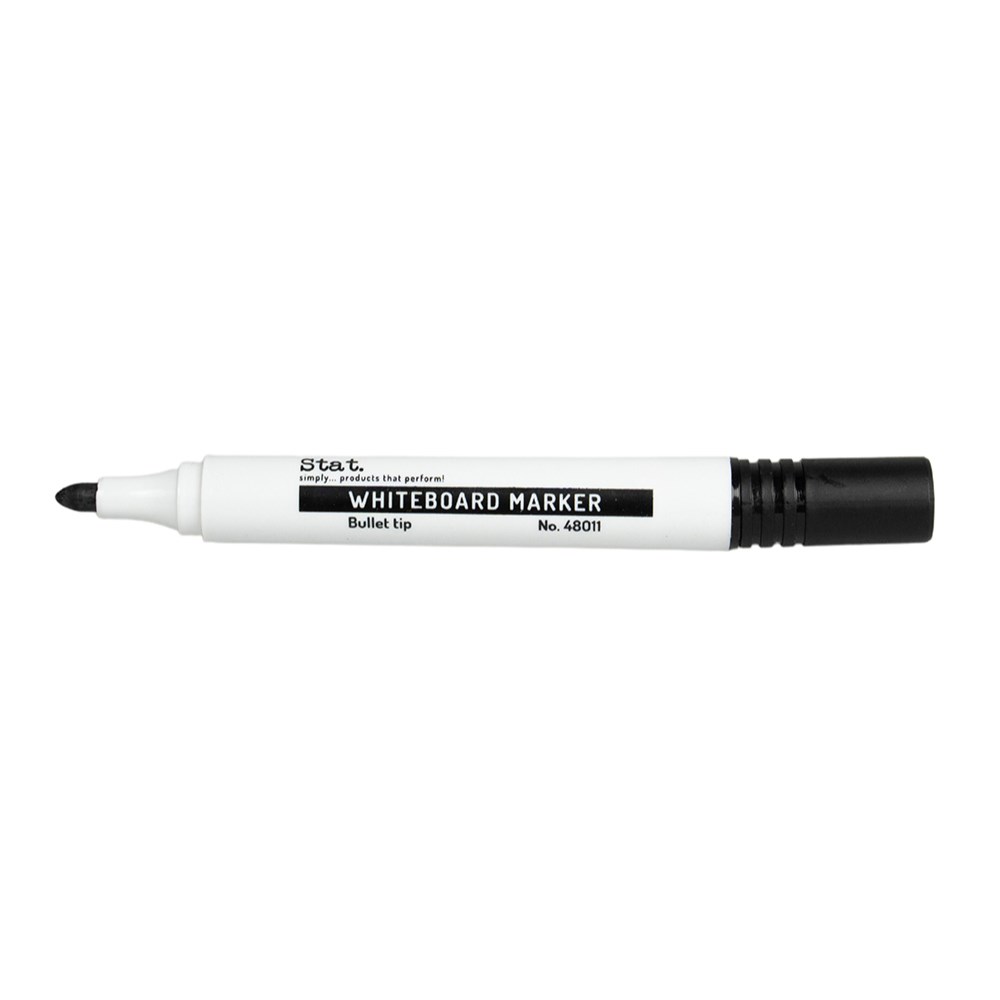 Stat Whiteboard Marker Bullet 2.0mm Black