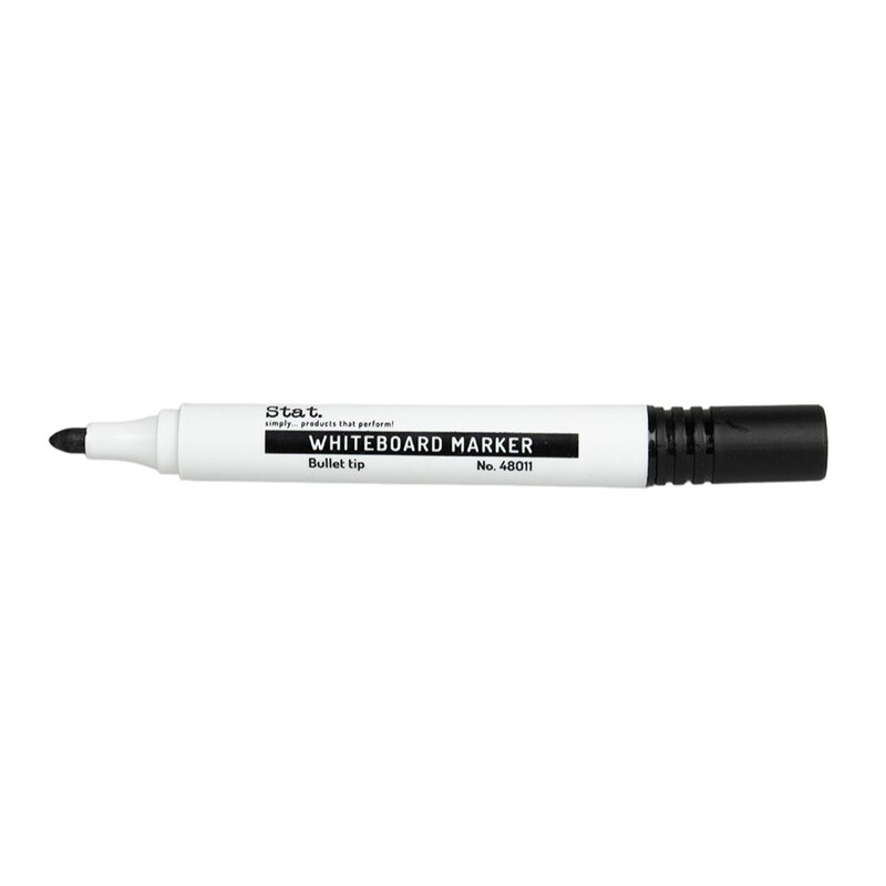 Stat Whiteboard Marker Bullet 2.0mm Black