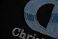 Playera Dior Logo Azul Estilo Minimalista de Lujo
