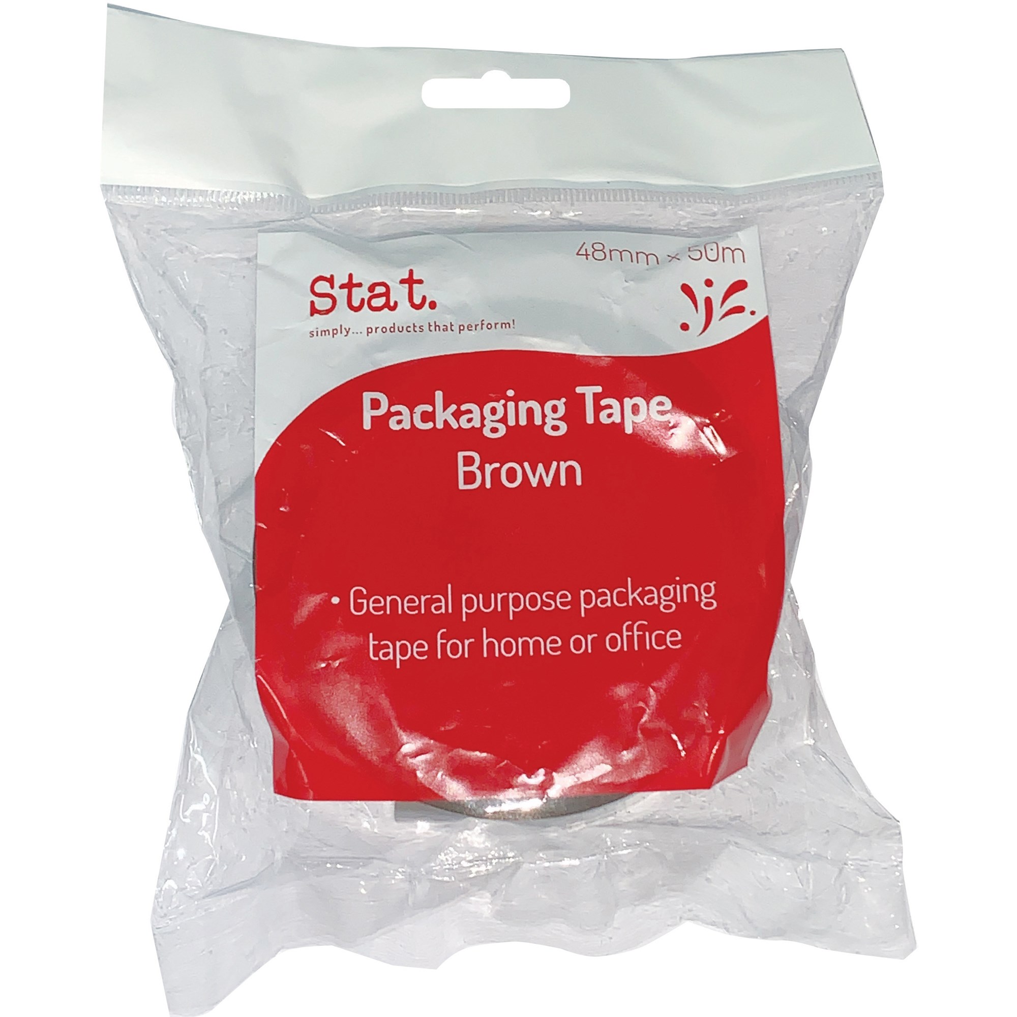 Stat Packaging Tape 48mm x 50m Brown