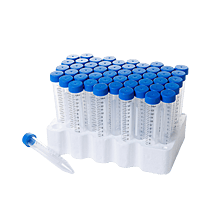 15ml Centrifuge Tube, Flat-top Cap, PP Tube, Sterile, DNase & RNase free, Conical Bottom, Rack Pack