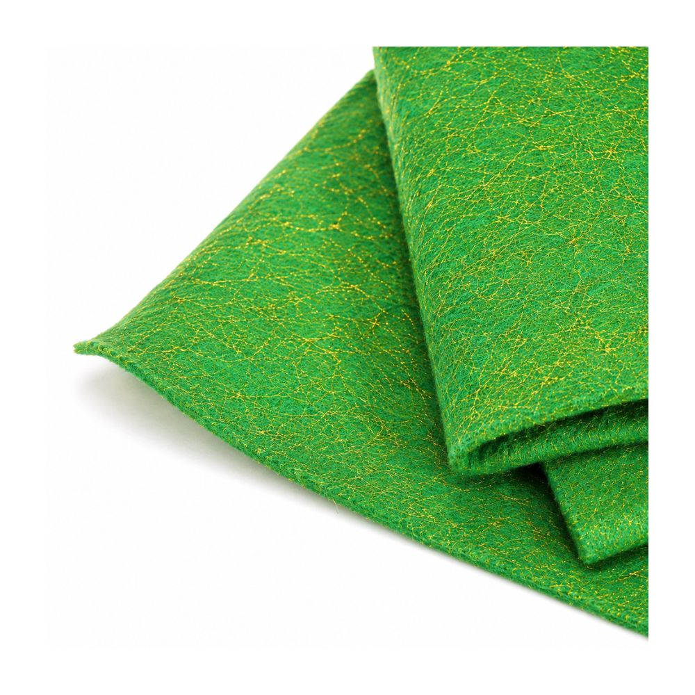 Paño Lency Verde / Dorado Col 1656