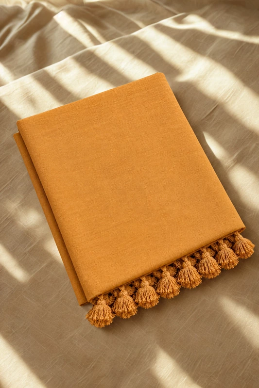 Khadi linen With seperate blouse 3