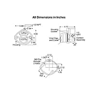 Scully, 07720, SJ-6S, Thermistor Socket, API Thermistor Standard, 8 Pin Scully, 07720, SJ-6S, Thermistor Socket, API Thermistor Standard, 8 Pin