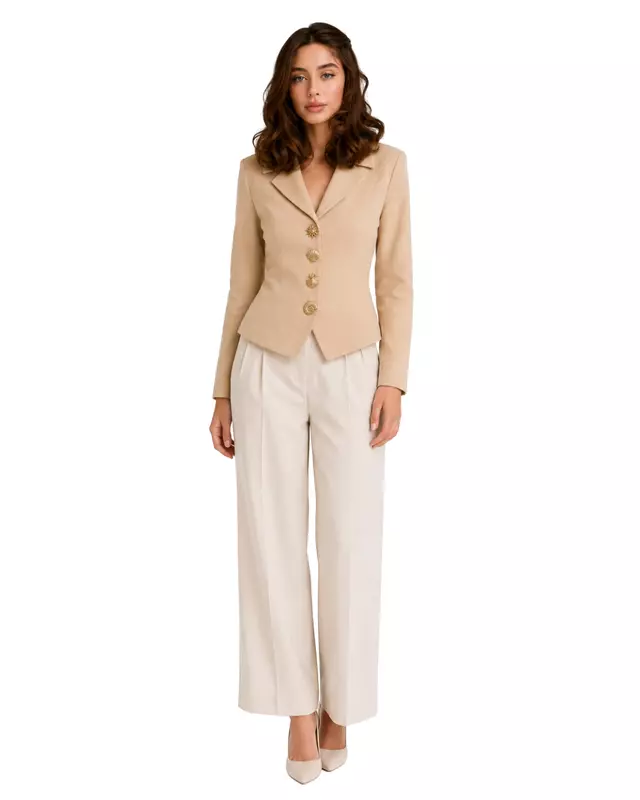 Tailored Single-Breasted Blazer