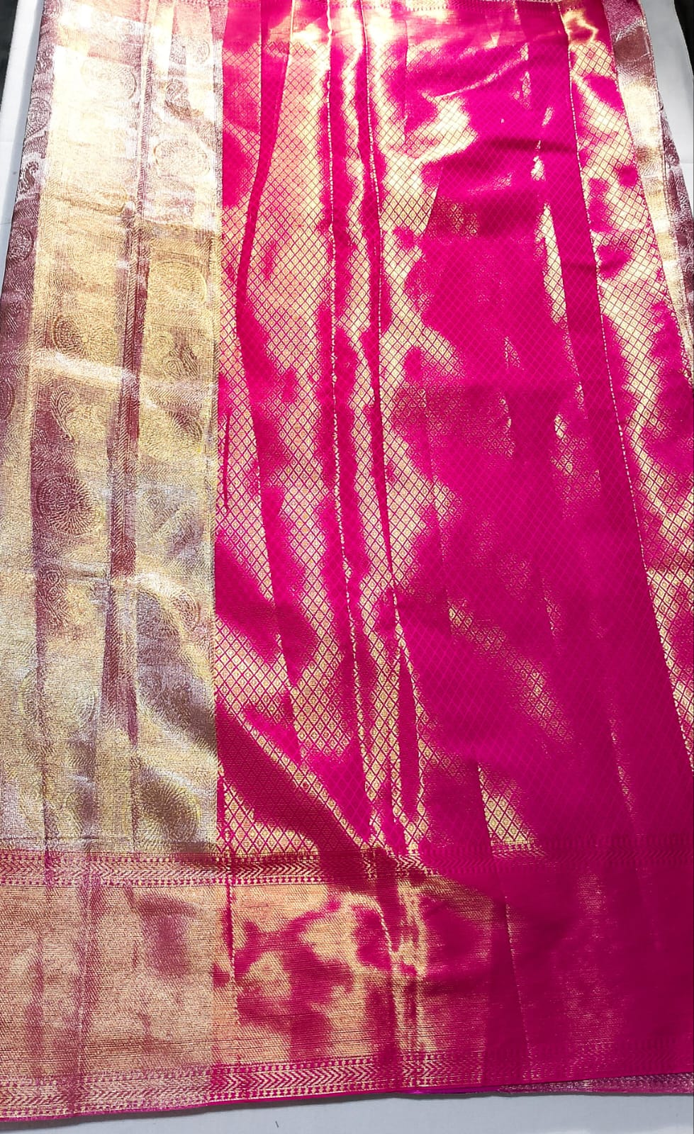 N633: Ready To Ship Beautiful Tissue Saree With Stitched Blouse N633: Ready To Ship Beautiful Tissue Saree With Stitched Blouse